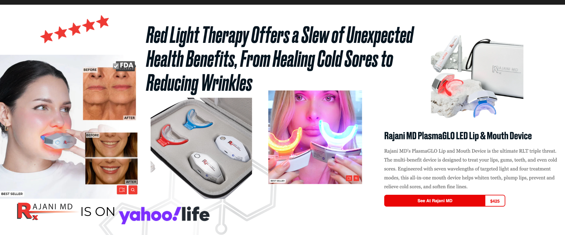 As Seen on Yahoo: Red Light Therapy