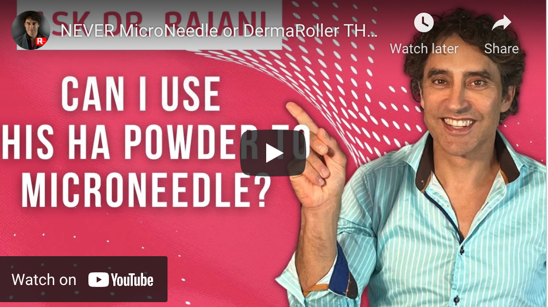 NEVER MicroNeedle or DermaRoller THIS Into Your Face ☠️ Derma Roller