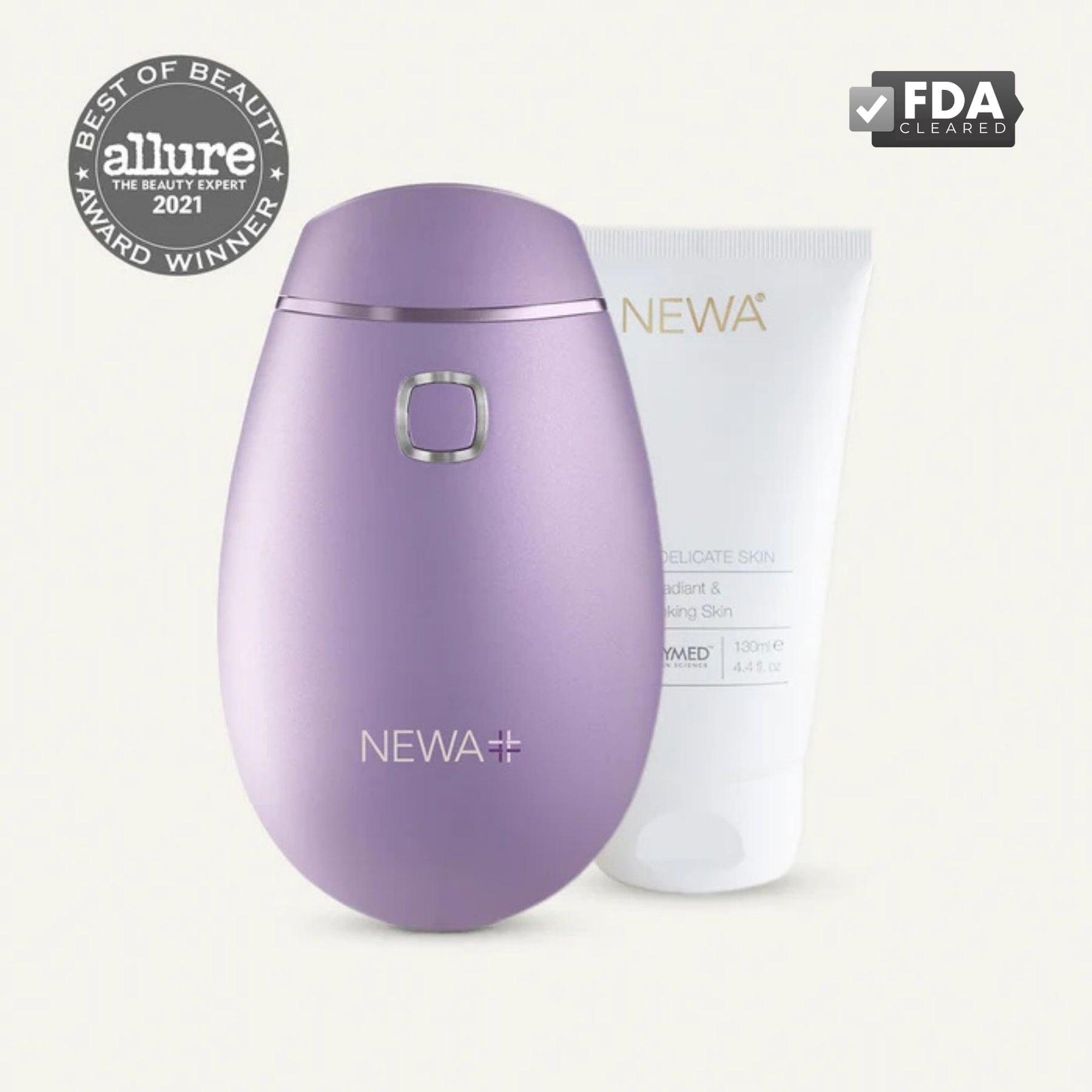 NEWA+ Cordless RF Wrinkle Reduction Device (Lavender)