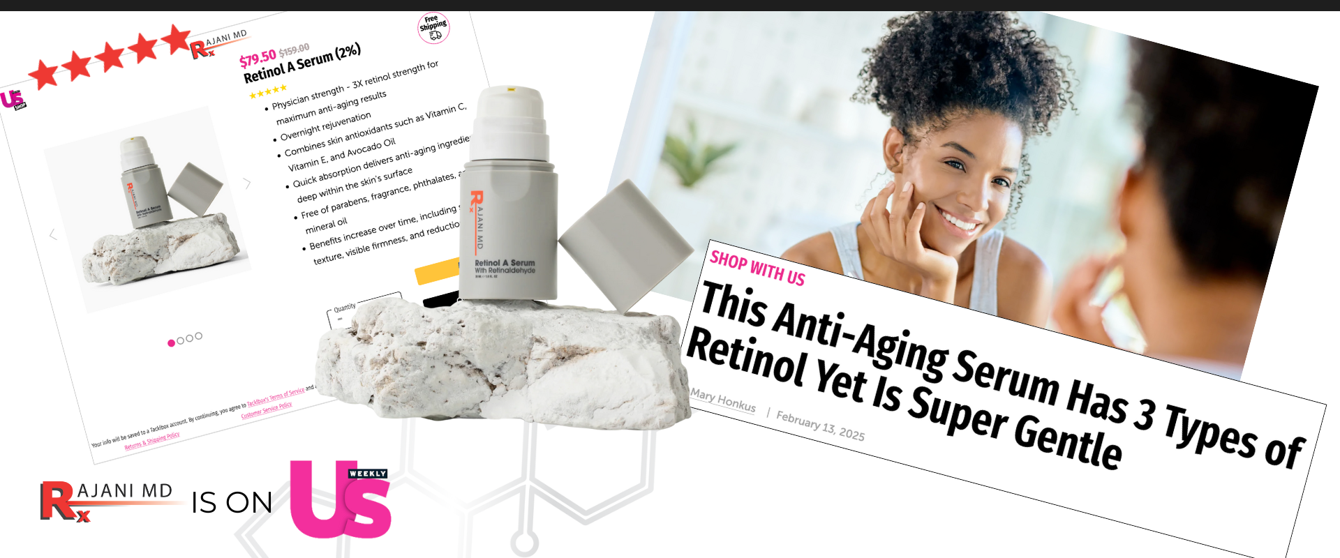 As Seen in Us Weekly: RajaniMD Retinol A Serum