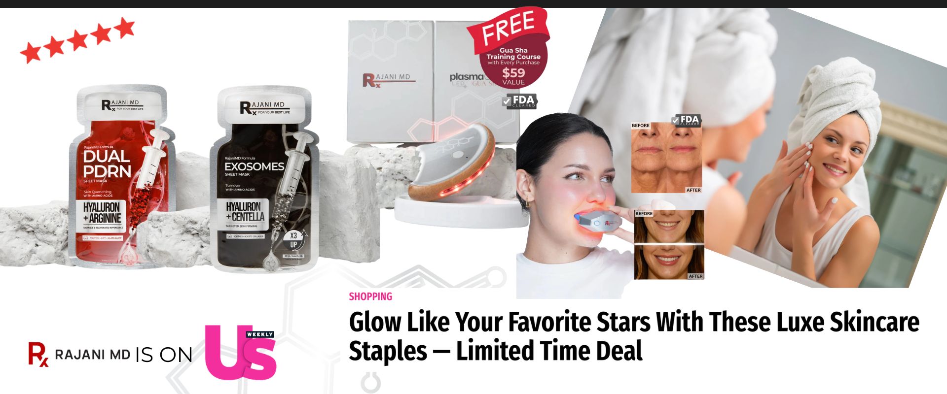 As Seen in Us Weekly: Luxe Skincare Staples