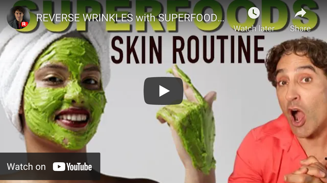 REVERSE WRINKLES with SUPERFOODS || Vitamins to Reduce Wrinkles