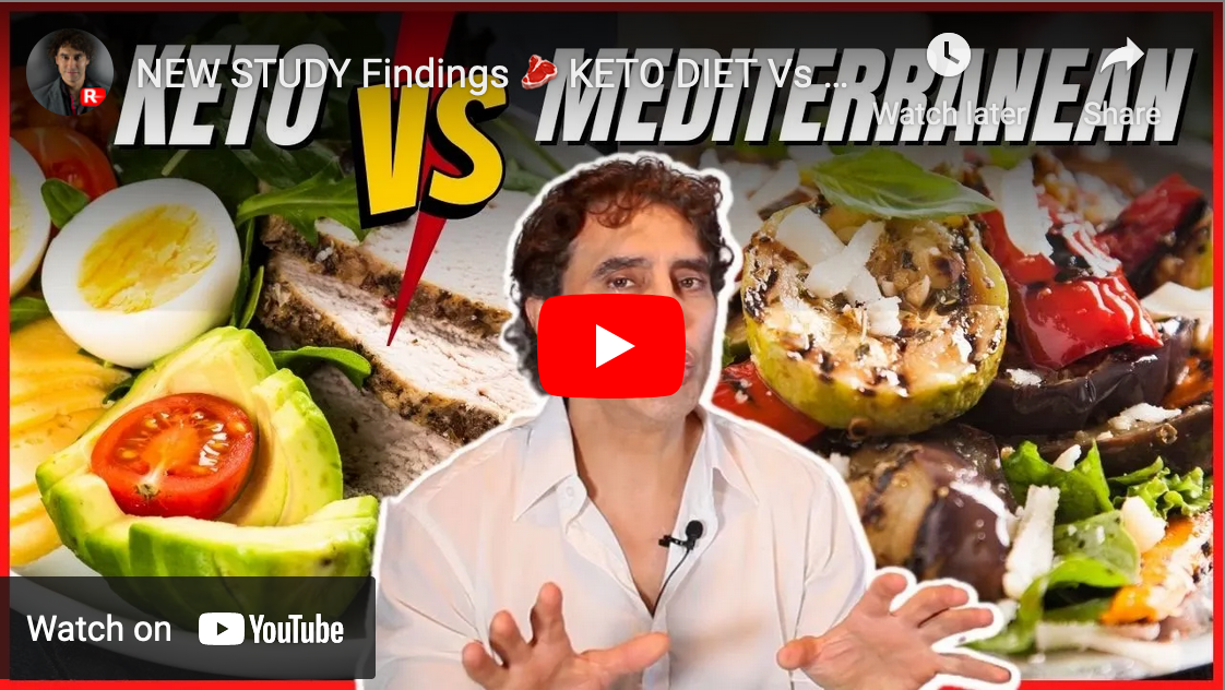 NEW STUDY Findings 🥩 KETO DIET Vs MEDITERRANEAN DIET 🥬// Keto