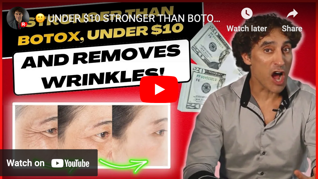 UNDER $10 STRONGER THAN BOTOX REMOVES WRINKLES and TIGHTENS Under Eye SKIN