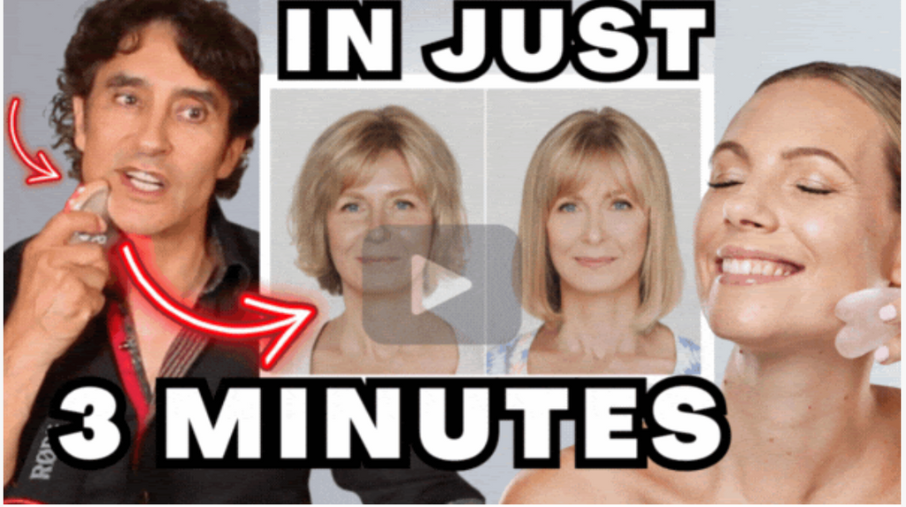 EXACT (Step by Step) 3 Minute Face Lifting Method