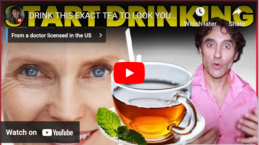 DRINK THIS EXACT TEA TO LOOK YOUNGER NOW !!