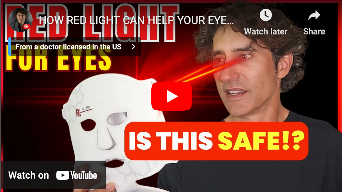 HOW RED LIGHT CAN HELP YOUR EYES // Macular Degeneration, Dry Eyes, Styes, Diabetic Eye and MORE