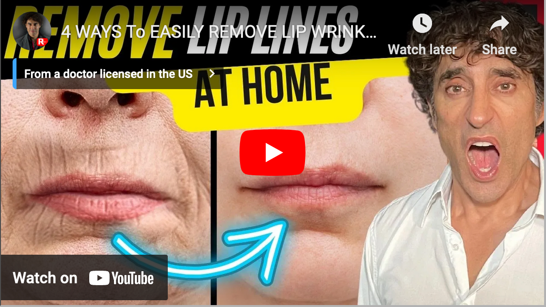 4 WAYS To EASILY REMOVE LIP WRINKLES AT HOME