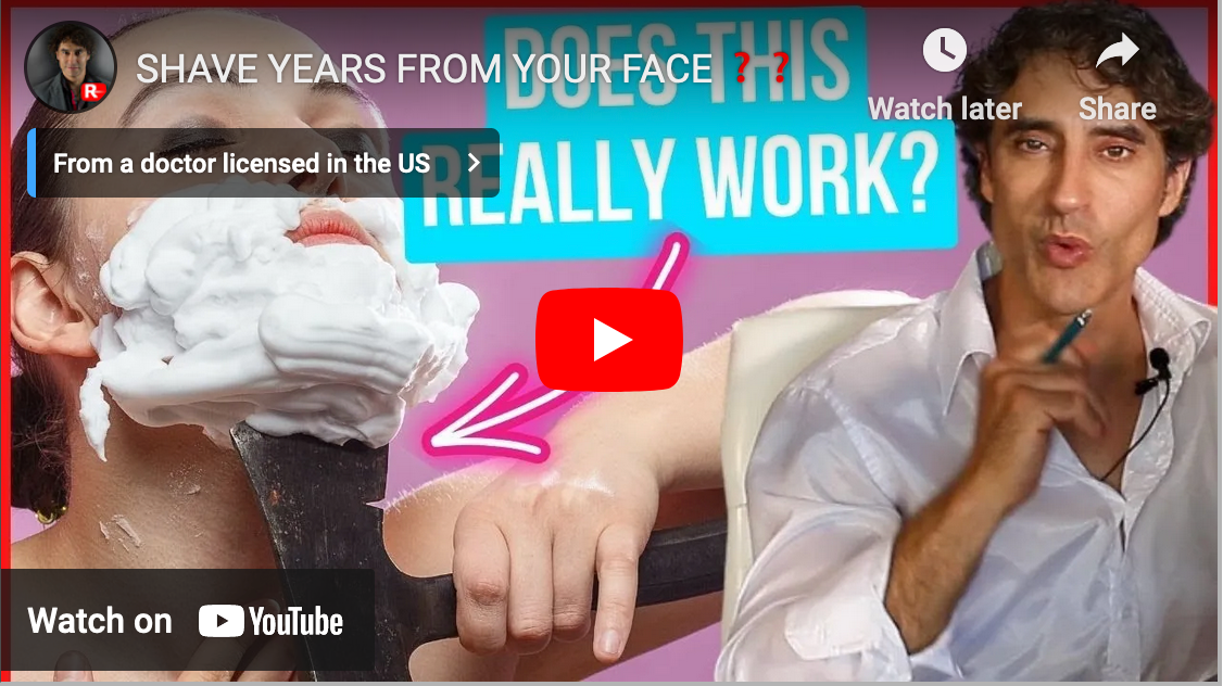 SHAVE YEARS FROM YOUR FACE ❓❓