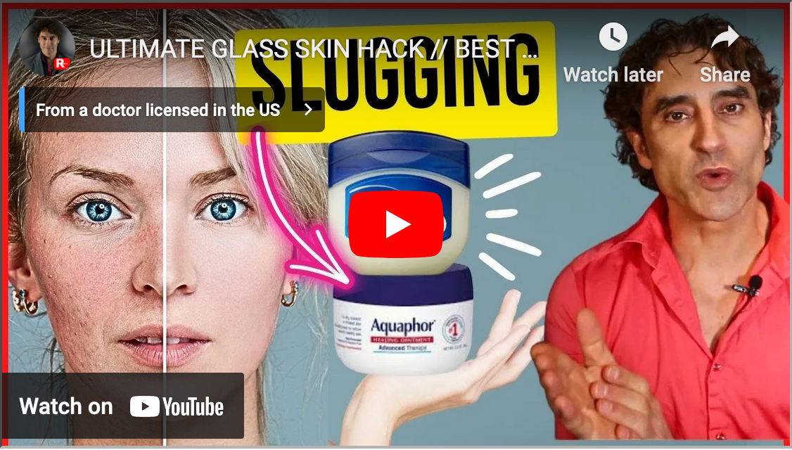 ULTIMATE GLASS SKIN HACK // BEST PRODUCT FOR SKIN SLUGGING