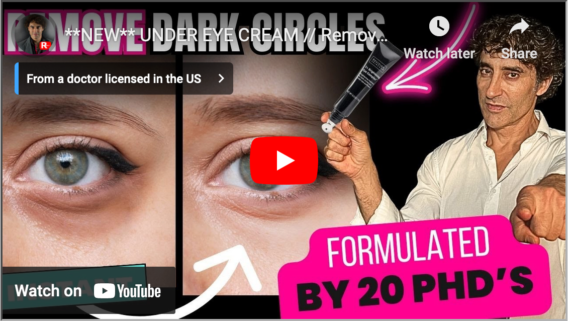 **NEW** UNDER EYE CREAM // Remove Dark Circles and Eye Bags Instantly