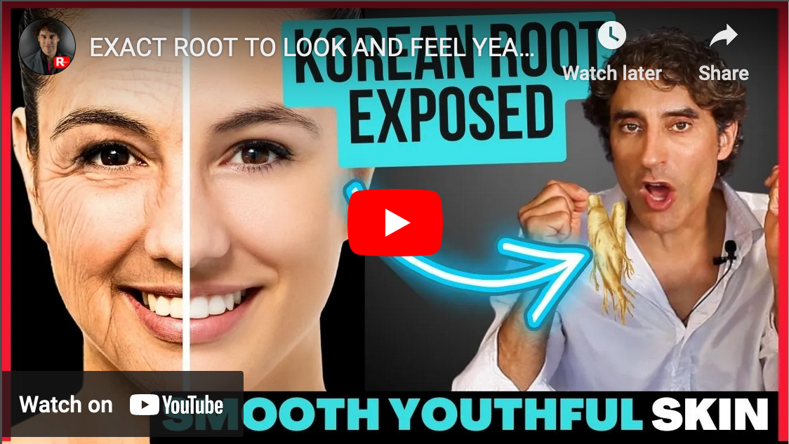 EXACT ROOT TO LOOK AND FEEL YEARS YOUNGER // Ancient Herbal Secret The