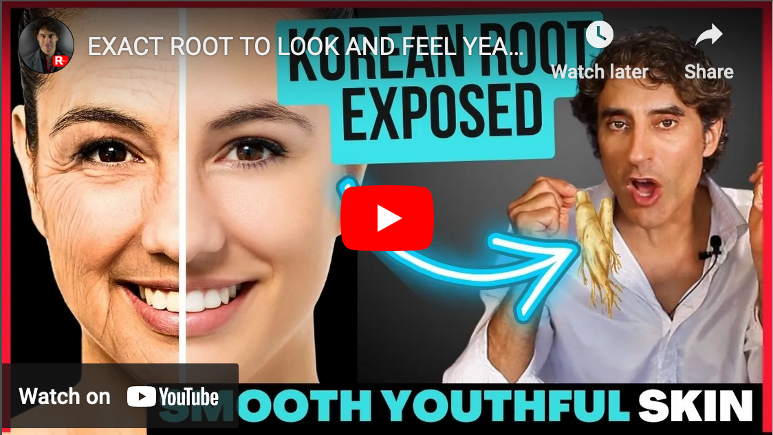 EXACT ROOT TO LOOK AND FEEL YEARS YOUNGER // Ancient Herbal Secret They Don't Want You to Know About