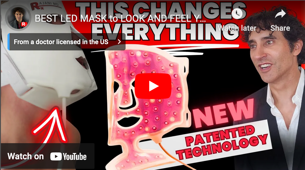 BEST LED MASK to LOOK AND FEEL YOUNGER // PlasmaGLO RajaniMD LED Mask