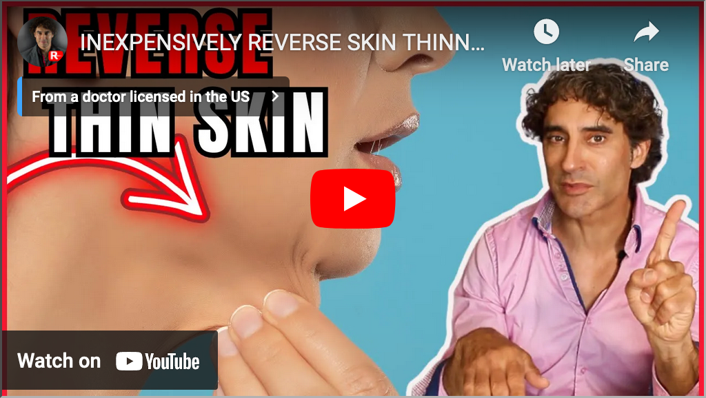 INEXPENSIVELY REVERSE SKIN THINNING AT HOME