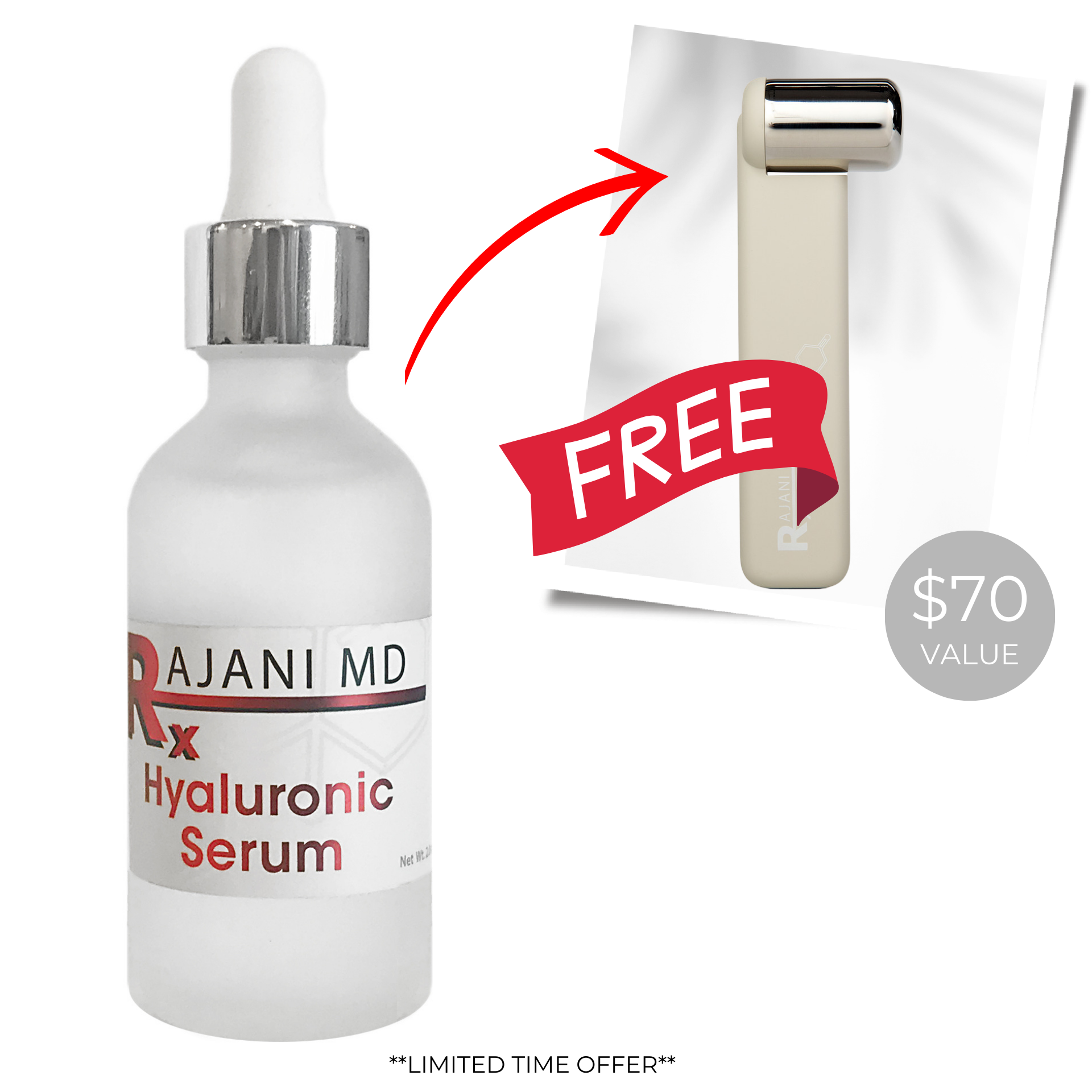 Hyaluronic Acid Serum with Free Gift