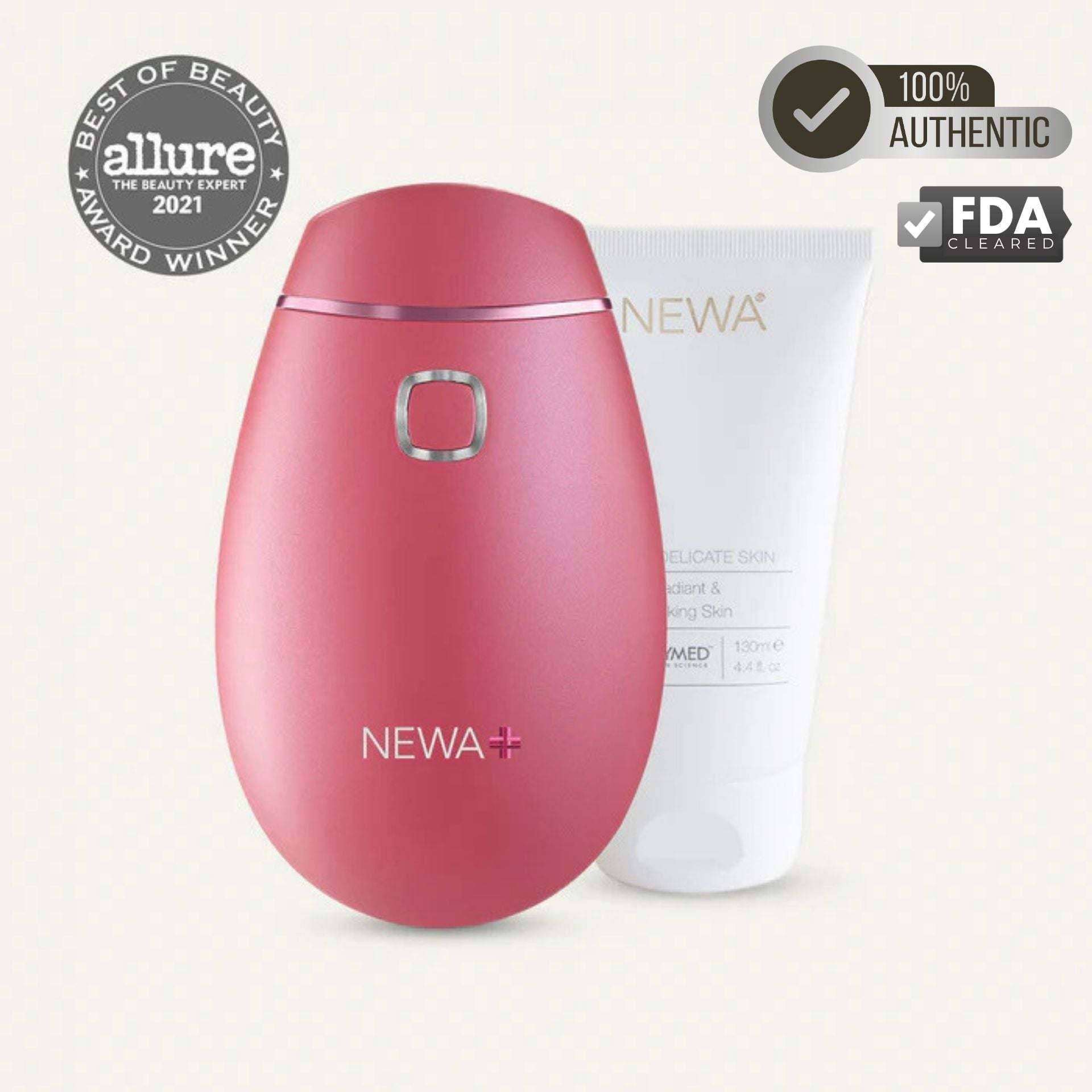 NEWA+ Cordless RF Wrinkle Reduction Device (Pink)