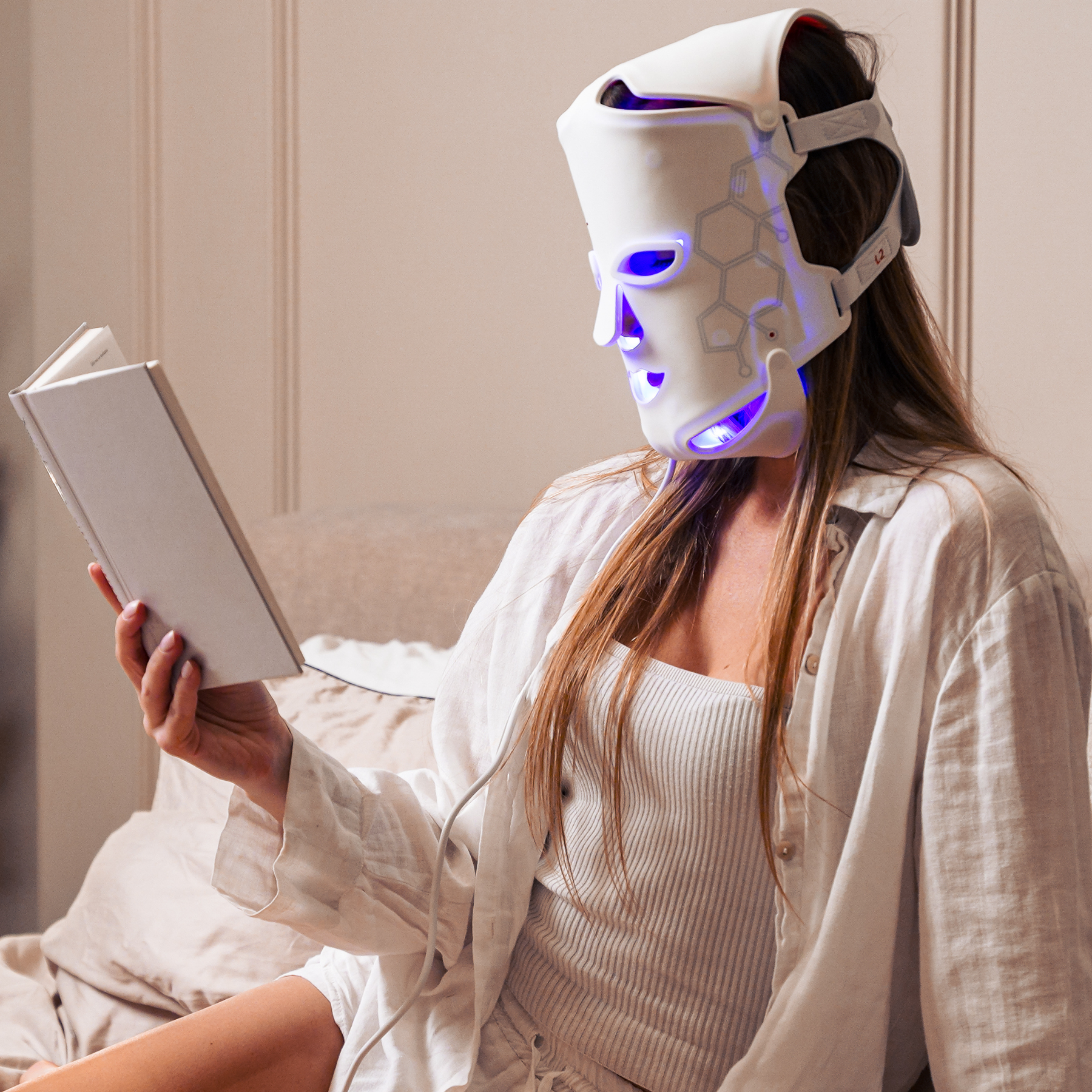 PlasmaGLO™ LED HALO Hair, Face and Neck Mask