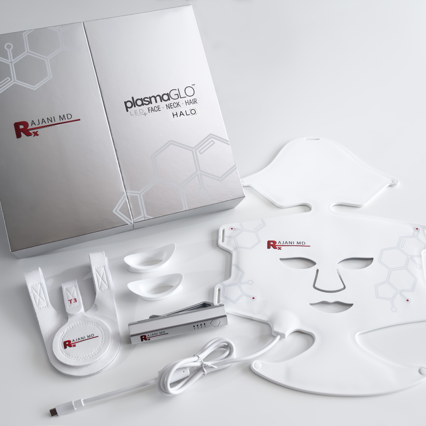 PlasmaGLO™ LED HALO Hair, Face and Neck Mask