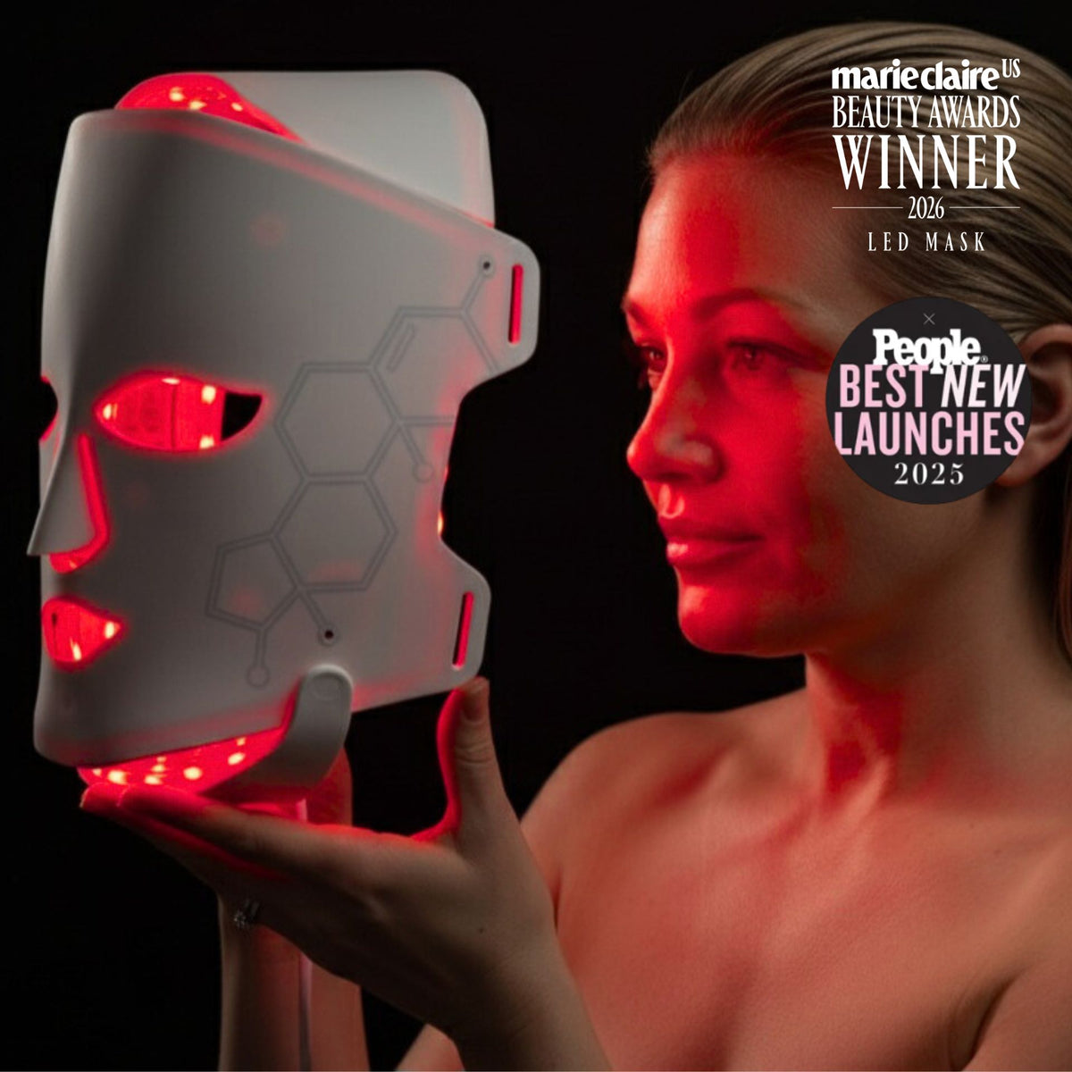 PlasmaGLO™ LED HALO Hair, Face and Neck Mask