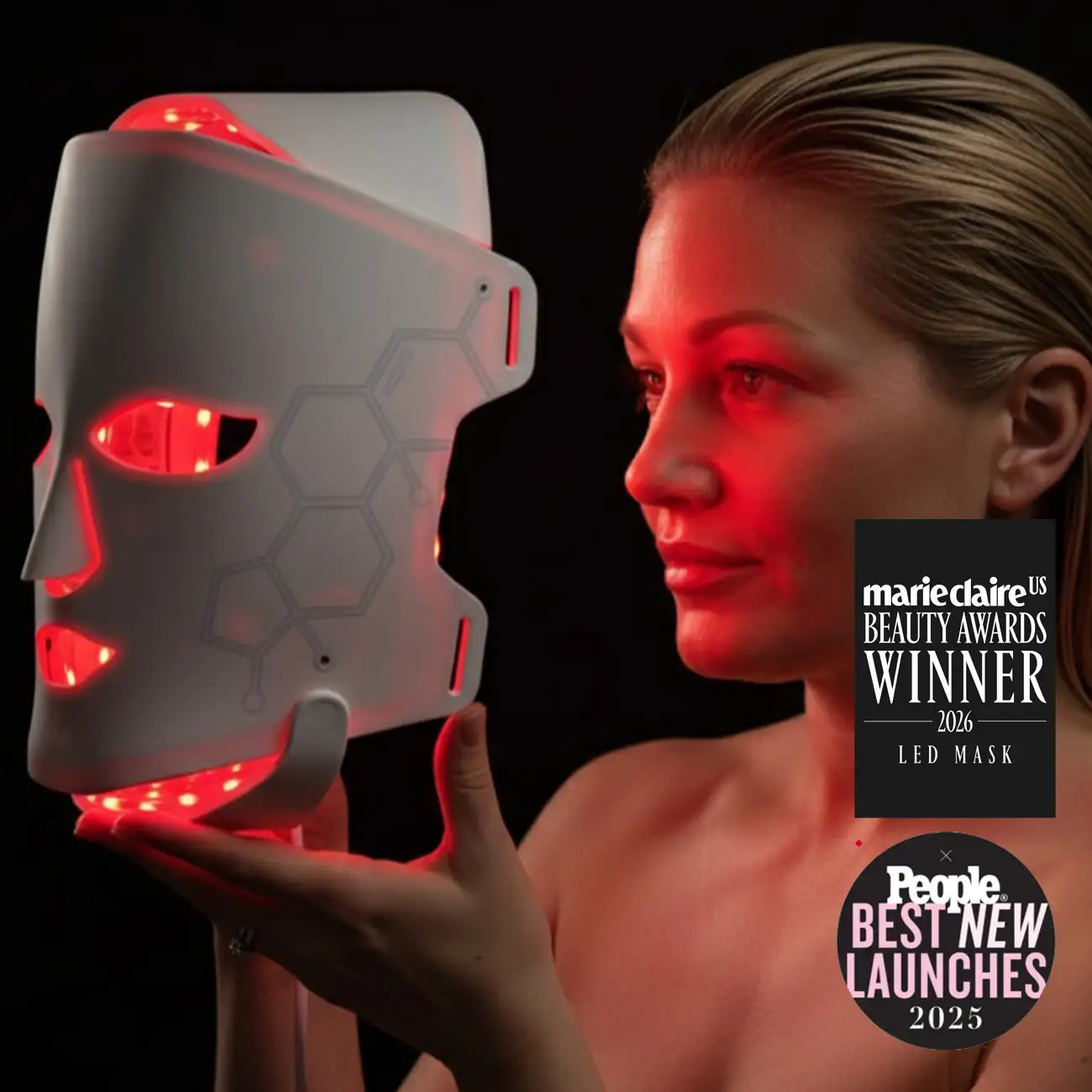 PlasmaGLO™ LED HALO Hair, Face and Neck Mask