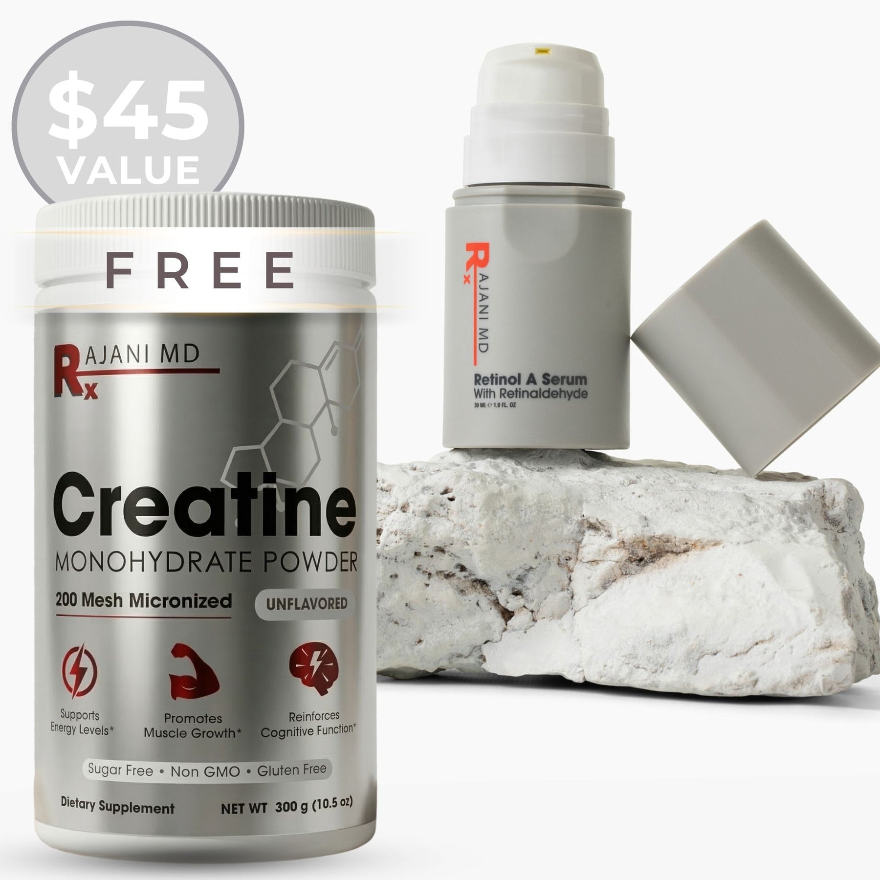 Retinol A Serum + Creatine Monohydrate Special