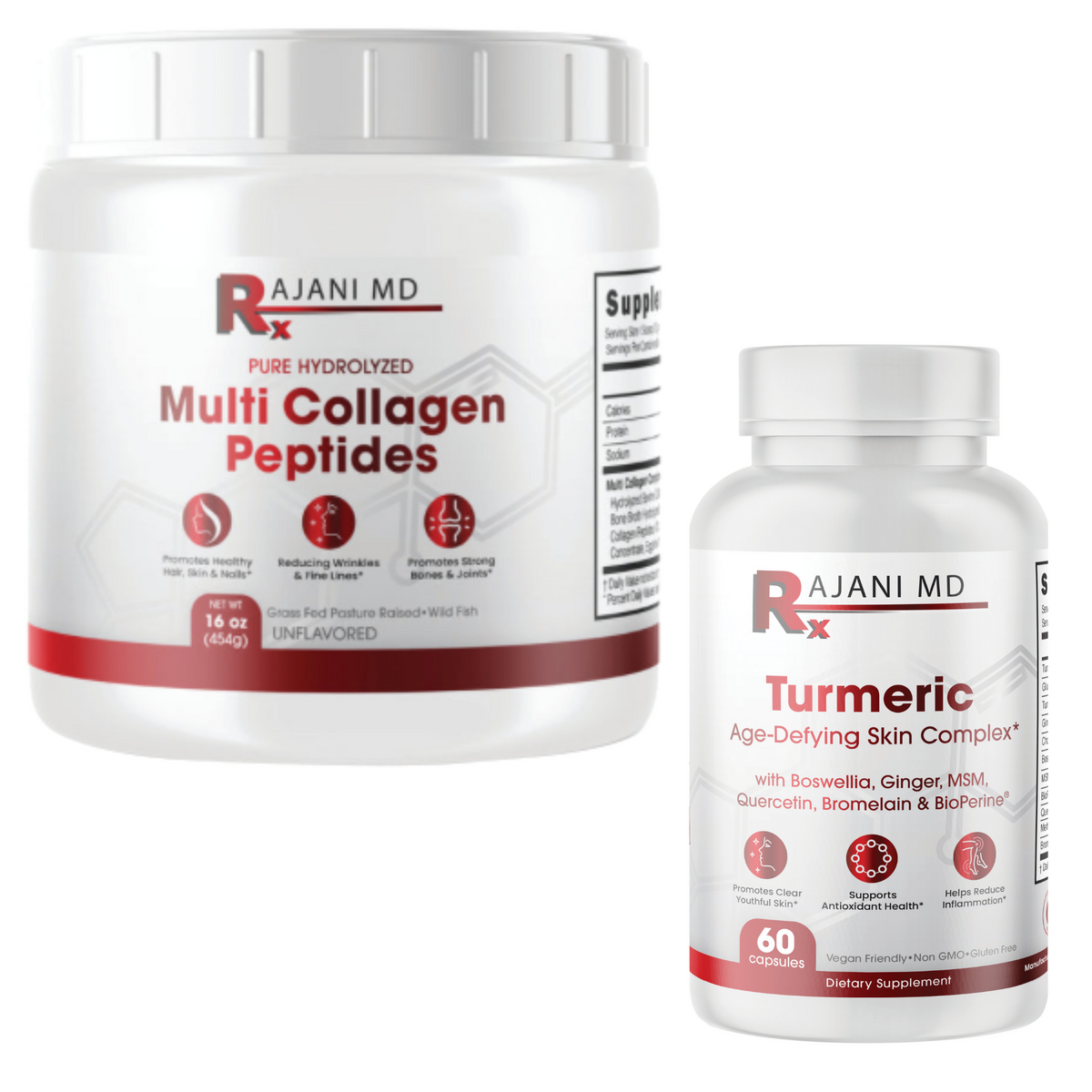 Collagen Powder + Turmeric Capsules