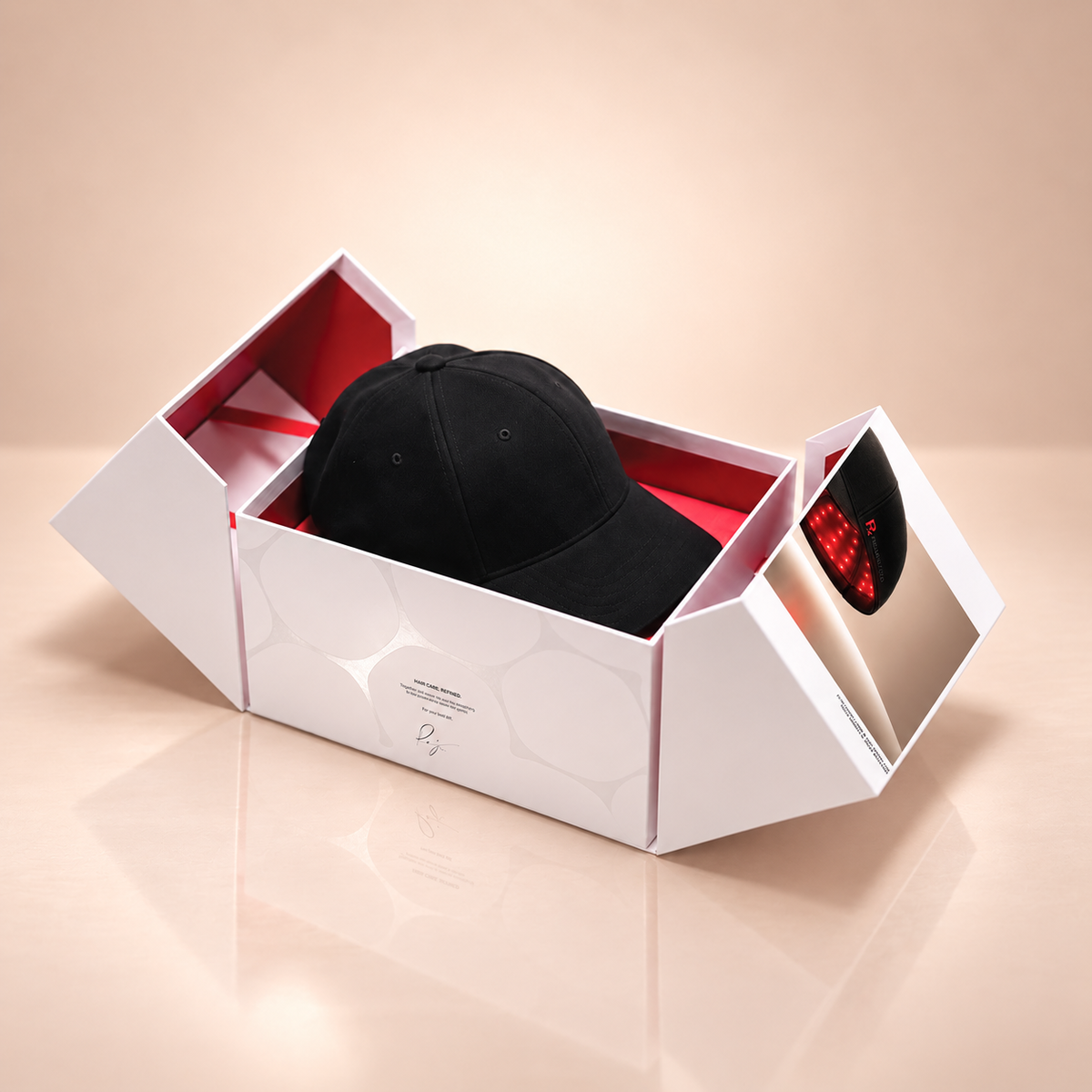 Hair+ Cap in its open box