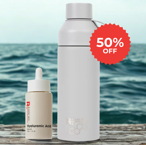 Hyaluronic Acid Serum + Ocean Bottle