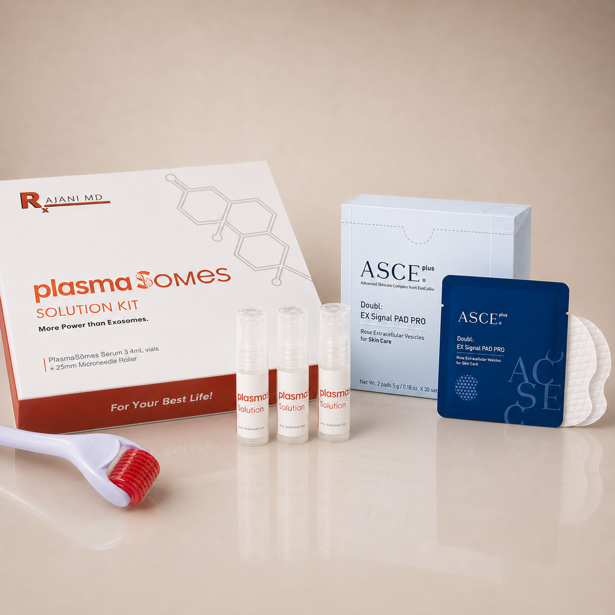 plasmaSOMES™ + Exosomes Pads Neck Suite