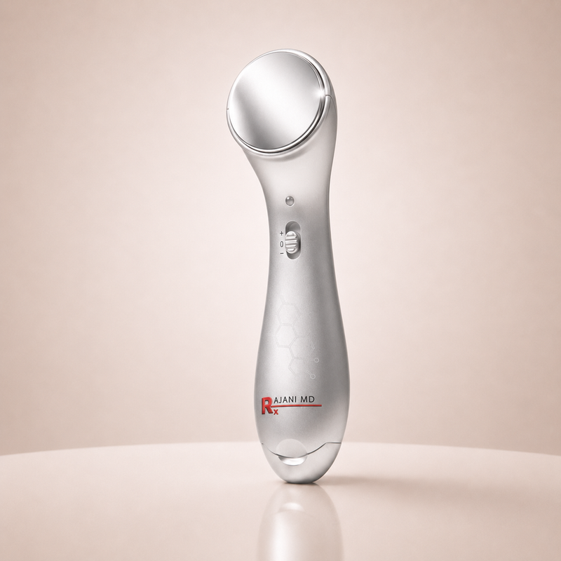RajaniMD PlasmaGLO Boost vibration device designed to complement skincare and support a radiant complexion.