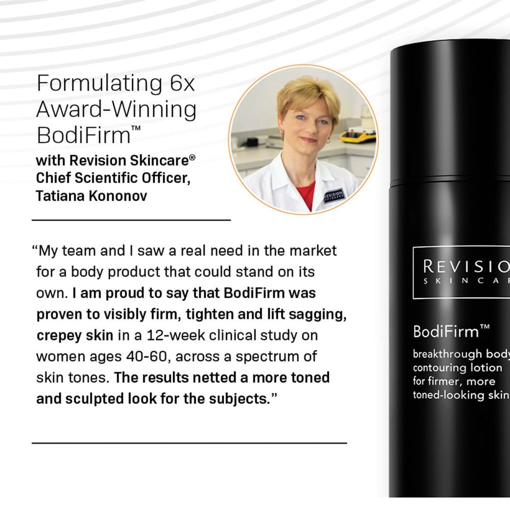 BodiFirm™ iFirm® Technology Designed to help visibly Firm & Tighten